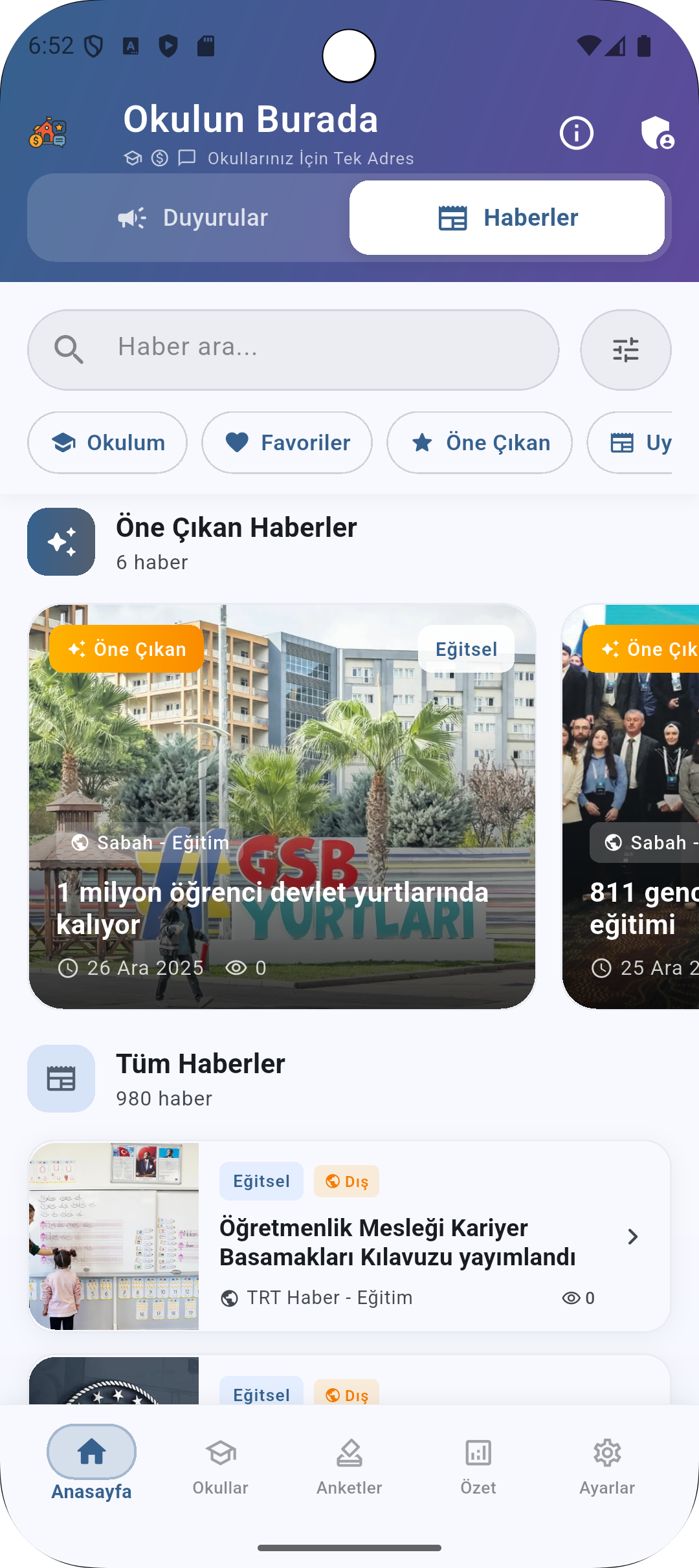 Eğitim Haberleri